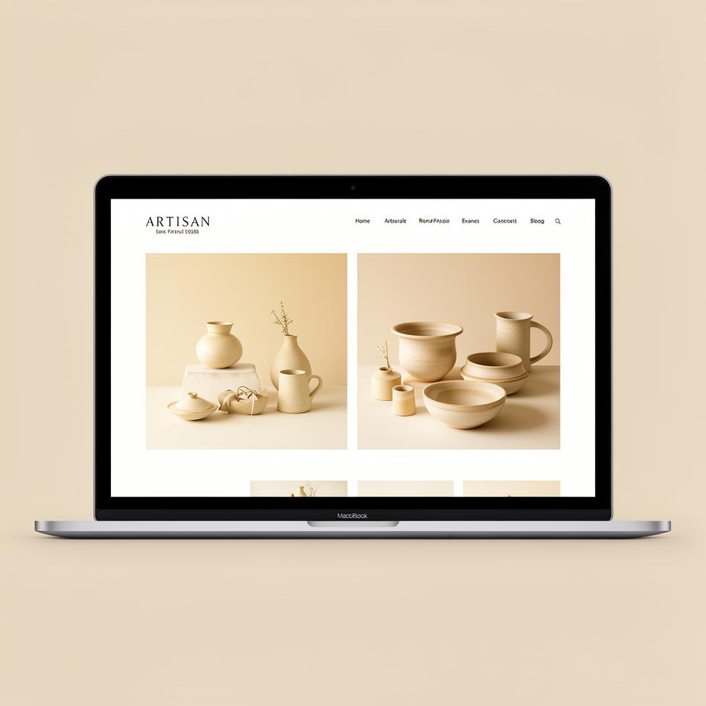 Exemple de site pour artisan