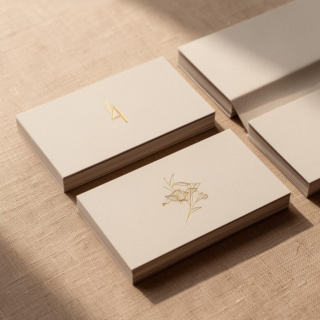 Cartes de visite soignées